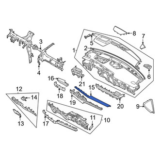 Kia OE - Right Upper Instrument Panel Trim Panel