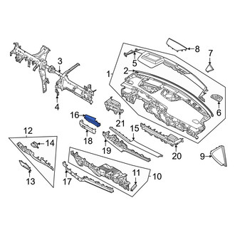 Kia OE - Left Upper Instrument Panel Trim Panel