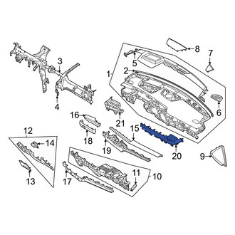 Kia OE - Right Dashboard Air Vent
