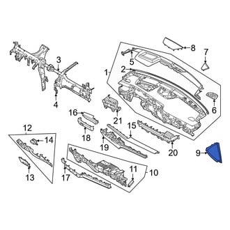 Kia OE - Left Instrument Panel Side Cover
