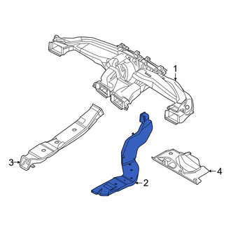 Kia OE - Rear Left Instrument Panel Air Duct