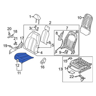 Kia OE - Front Right Seat Cushion Foam