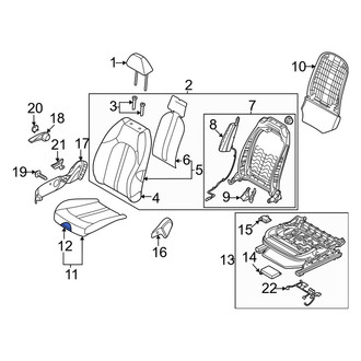 Kia OE - Front Left Seat Cover
