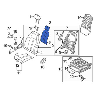 Kia OE - Front Left Upper Seat Heater Pad