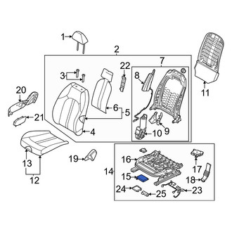 Kia OE - Front Right Seat Heater Control Module