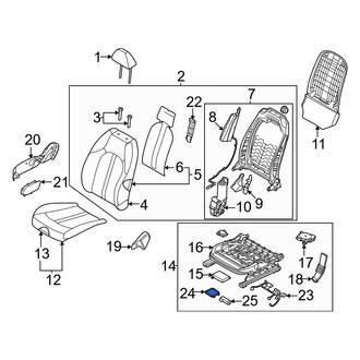 Kia OE - Front Right Climate Controlled Seat Module