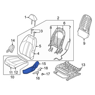 Kia OE - Front Left Outer Seat Trim Panel