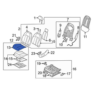 Kia OE - Front Left Seat Cover