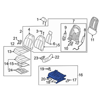 Kia OE - Front Left Seat Adjuster