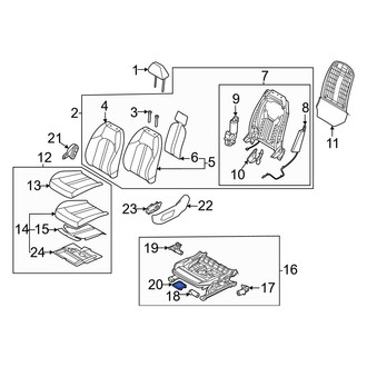 Kia OE - Front Left Seat Memory Control Module