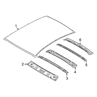 Kia OE - Roof & Components (W/O Panoramic Sunroof), (GT-Line / LXS)