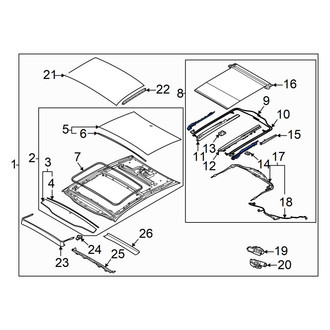 Kia OE - Sunroof Frame