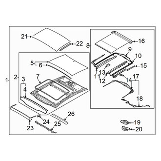 Kia OE - Sunroof Assembly
