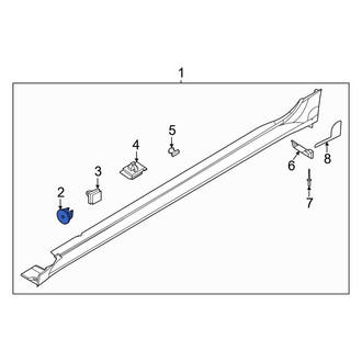 Kia OE - Rocker Panel Molding Nut