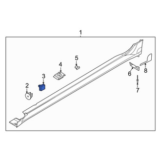 Kia OE - Upper Rocker Panel Molding Clip
