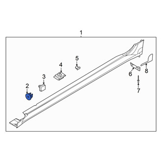 Kia OE - Rocker Panel Molding Nut