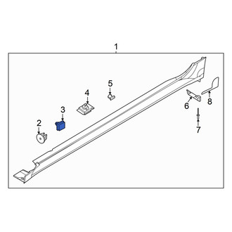 Kia OE - Upper Rocker Panel Molding Clip