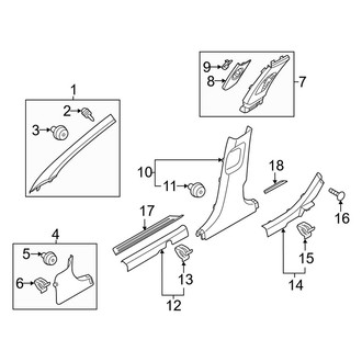 Kia OE - Pillars, Rocker & Floor - Interior Trim
