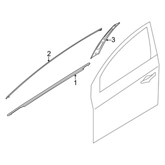 Kia OE - Front Door - Exterior Trim