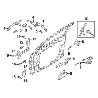 Kia OE - Front Door - Lock & Hardware
