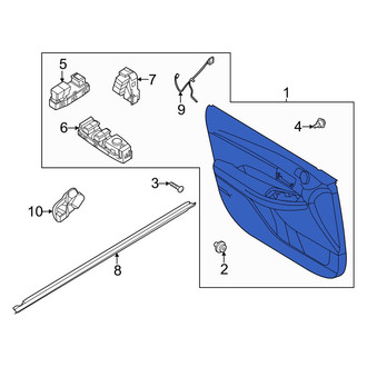 Kia OE - Rear Right Outer Door Outer Panel