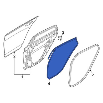 Kia OE - Rear Left Door Seal