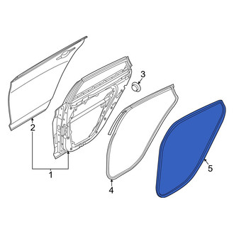 Kia OE - Rear Left Inner Door Seal