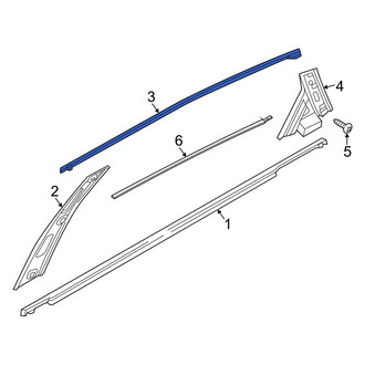 Kia OE - Rear Left Door Molding