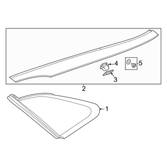 Kia OE - Quarter Panel - Glass