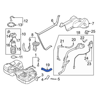 Kia OE - Lower Fuel Tank Filler Neck