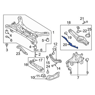 Kia OE - Rear Left Suspension Control Arm Cover