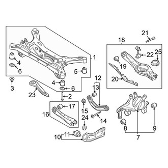 Kia OE - Rear Suspension - Suspension Components (FWD)