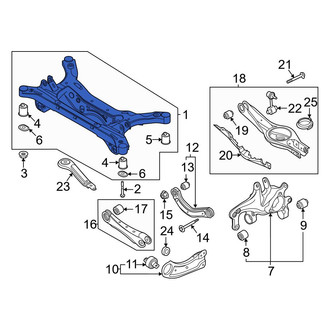 Kia OE - Rear Suspension Subframe Crossmember
