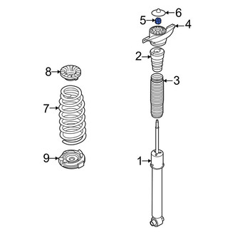 Kia OE - Suspension Shock Absorber Nut