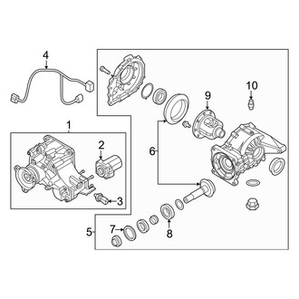 Kia OE - Rear Suspension - Axle & Differential (GT-Line / LXS AWD)