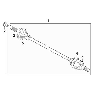 Kia OE - Rear Suspension - Drive Axles (AWD)