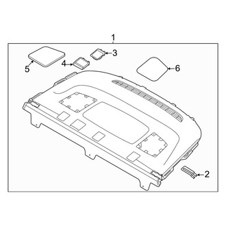 Kia OE - Rear Body & Floor - Package Shelf Trim