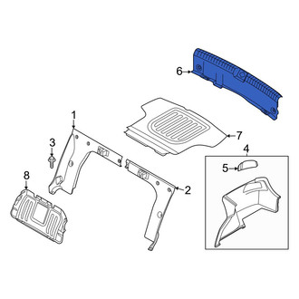 Kia OE - Rear Trunk Trim Scuff Plate
