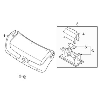 Kia OE - Trunk Lid - Interior Trim