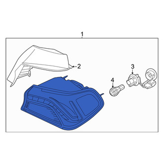Kia OE - Rear Left Outer Tail Light Assembly
