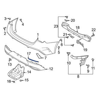 Kia OE - Rear Left Reflector Panel