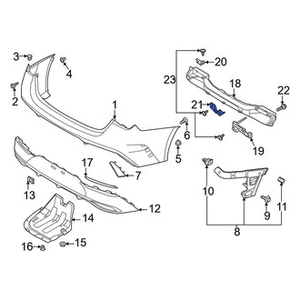 Kia OE - Lower Bumper Impact Bar Bracket