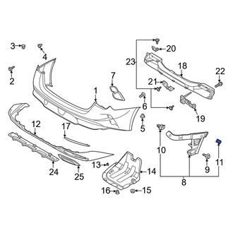 Kia OE - Wheel Arch Molding Nut