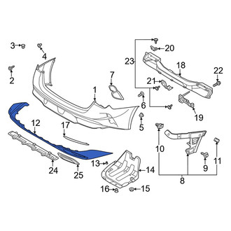 Kia OE - Rear Lower Bumper Cover