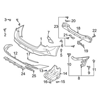 Kia OE - Lower Bumper Cover Nut