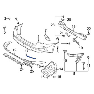 Kia OE - Rear Right Reflector Panel