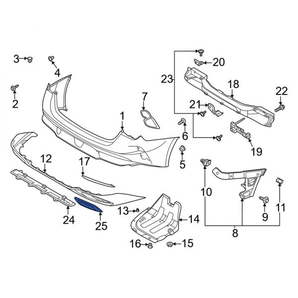 Exhaust Tail Pipe Tip