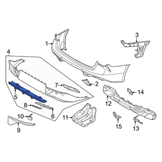 Kia OE - Rear Outer Bumper Splash Shield