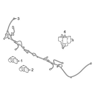 Kia OE - Rear Bumper - Electrical Components