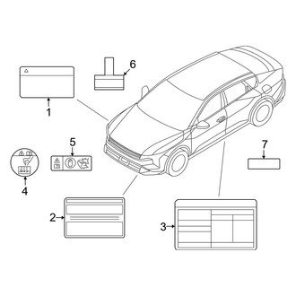 Kia OE - Information Labels - Labels